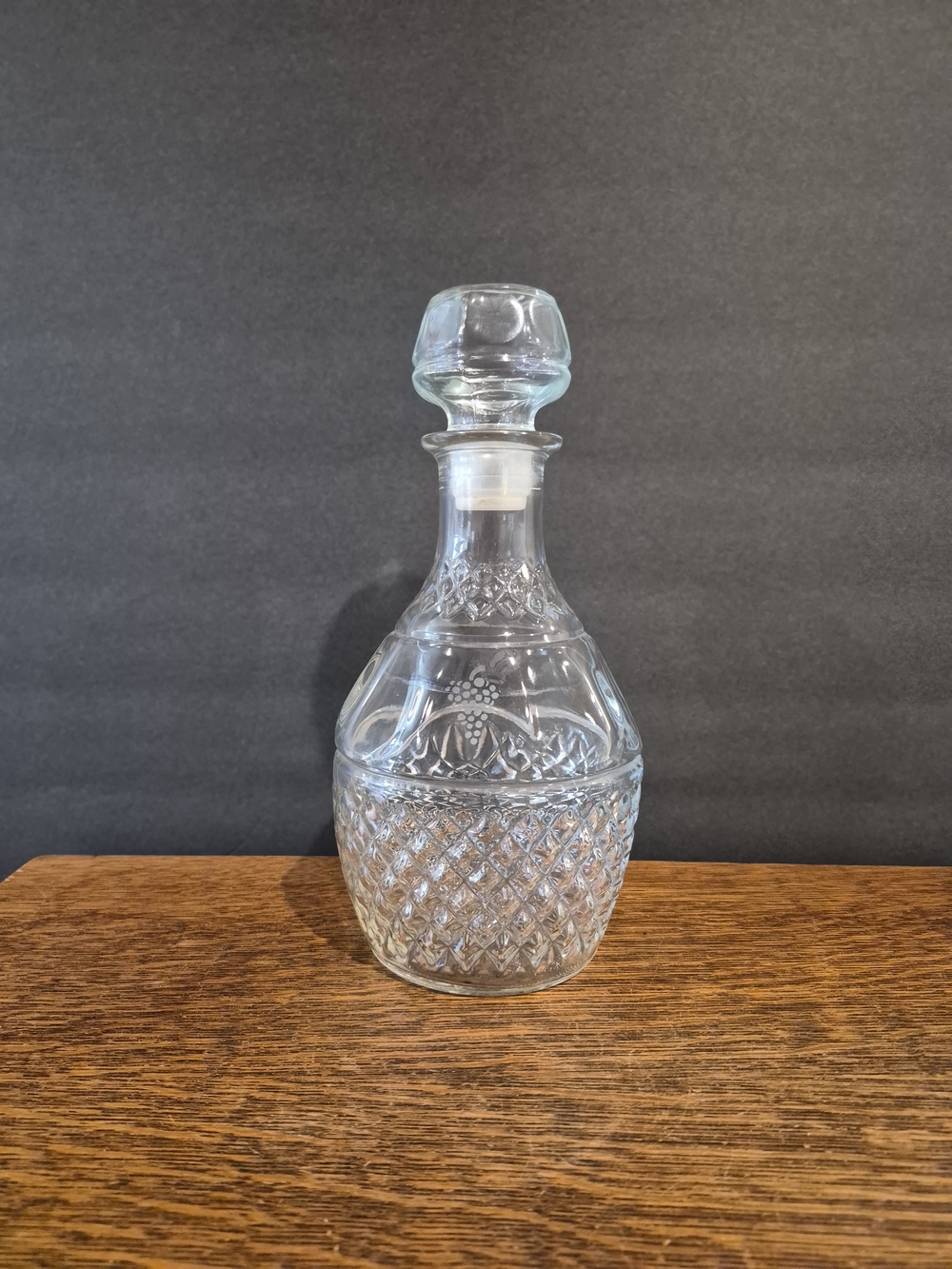 Princess House Heritage Vintage Clear Glass Decanter